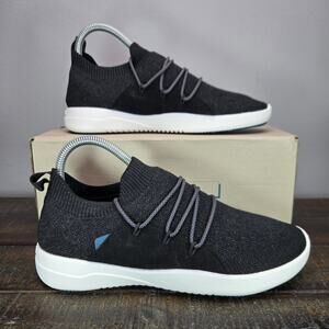 NEW Vessi Cityscape Classic Womens Size 7 Lace Up Waterproof Shoes Storm Black